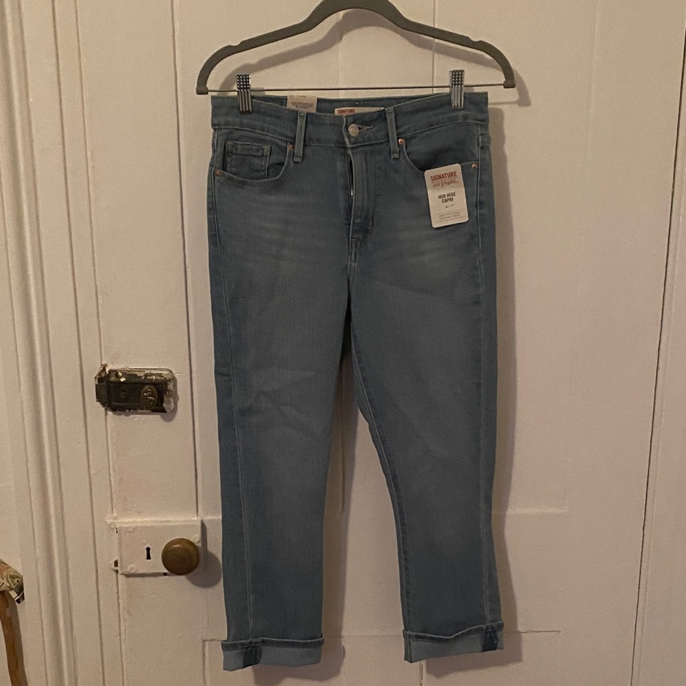 Signature by Levi Strauss Light Blue Ankle Jeans